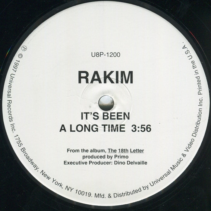 Rakim – It's Been A Long Time (VG+/Generic)