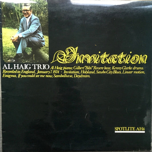 Al Haig Trio – Invitation (NM/VG+)