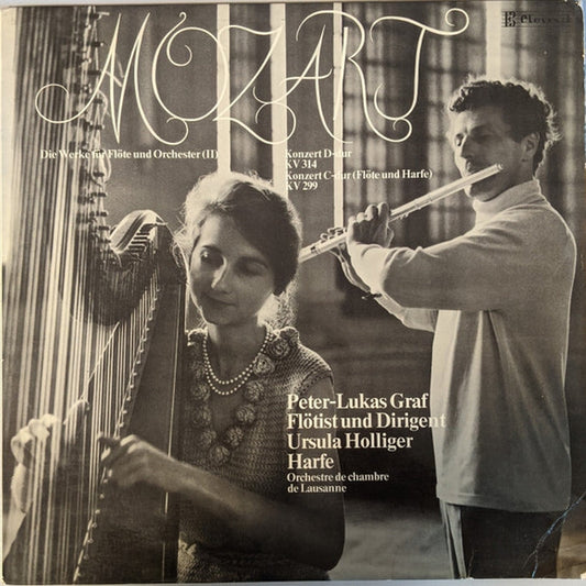 Wolfgang Amadeus Mozart, Peter-Lukas Graf, Ursula Holliger, Orchestre De Chambre De Lausanne – Die Werke Für Flöte Und Orchester (II) (VG+/VG+)