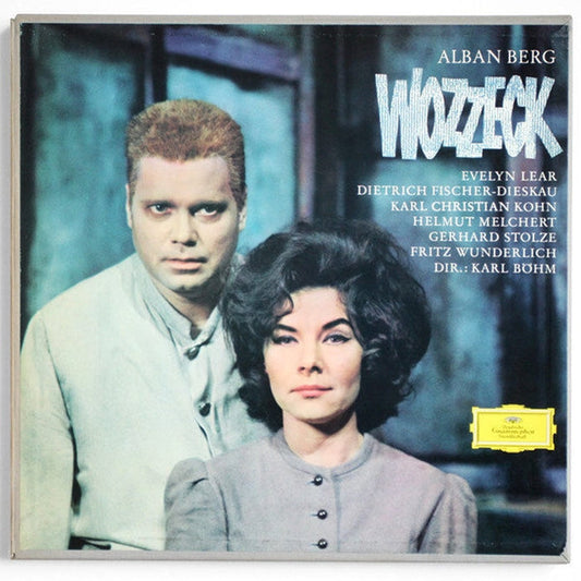 Alban Berg, Evelyn Lear, Dietrich Fischer-Dieskau, Karl Kohn, Helmut Melchert, Gerhard Stolze, Fritz Wunderlich, Karl Böhm – Wozzeck (2xLP) (E/VG+)