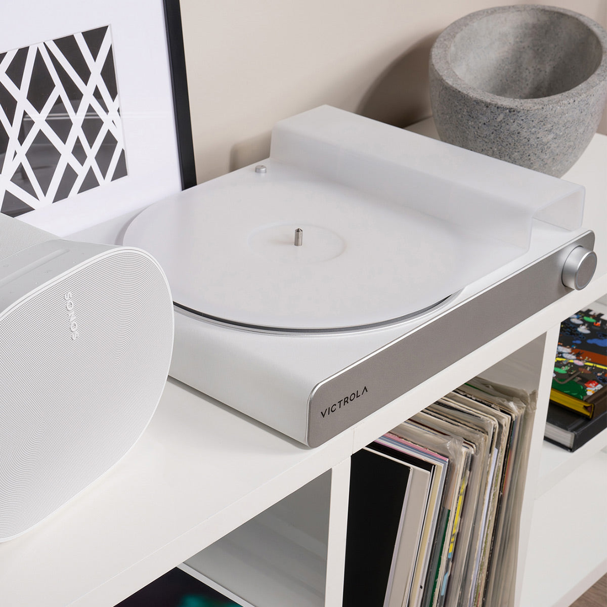 Stream Turntable - Works with Sonos (Pearl)