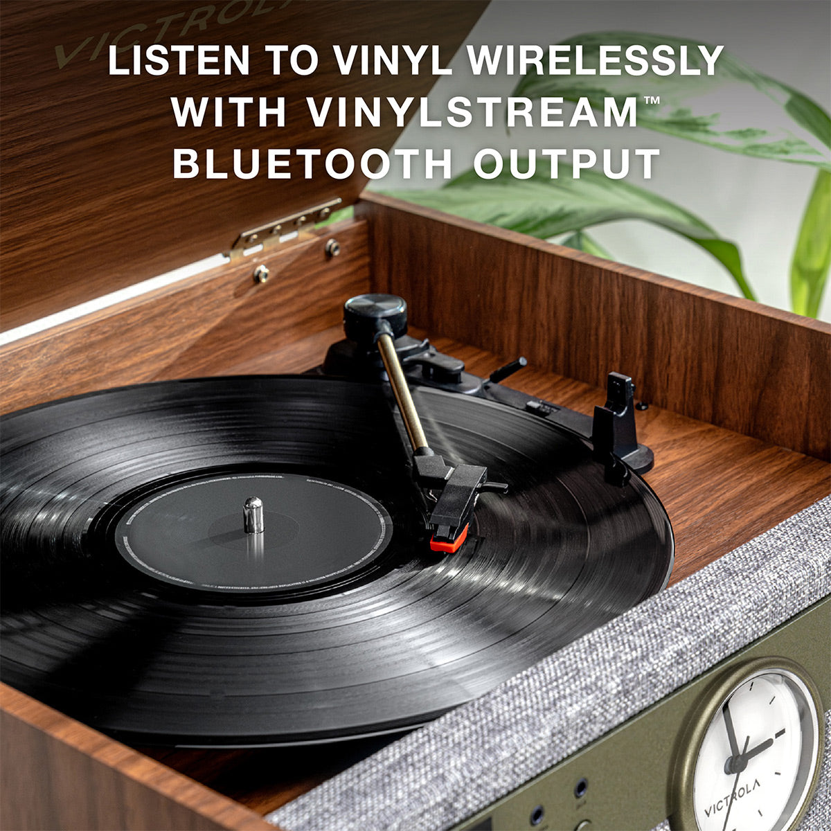Victrola Century Signature+ 6-in-1 Music Center (Walnut)