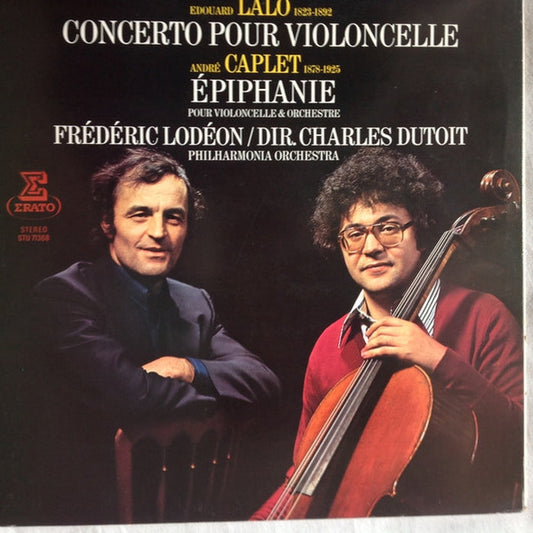 André Caplet, Édouard Lalo, Frédéric Lodéon, Charles Dutoit, Philharmonia Orchestra – Concerto Pour Violoncelle / Epiphanie (E/VG+)