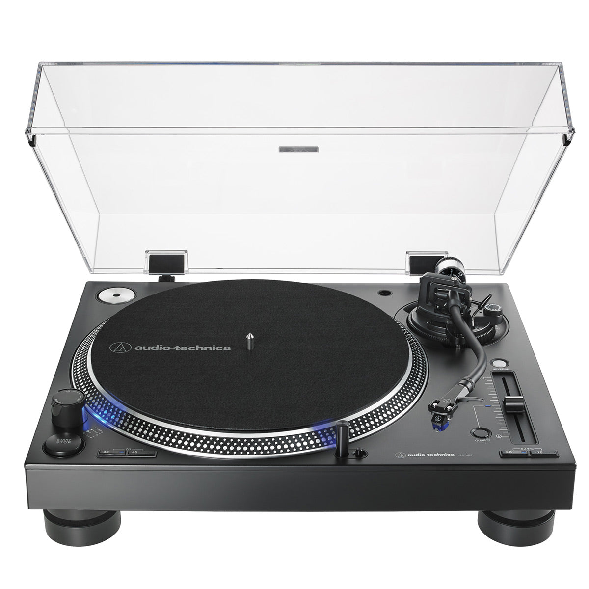 AudioTechnica AT-LP140XP-BK Direct-Drive Professional DJ Turntable (Black)