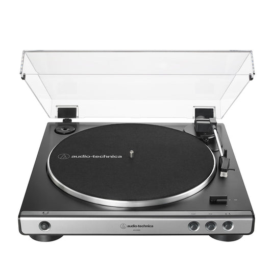 AudioTechnica AT-LP60X-GM Fully Automatic Belt-Drive Stereo Turntable (Gunmetal/Black)