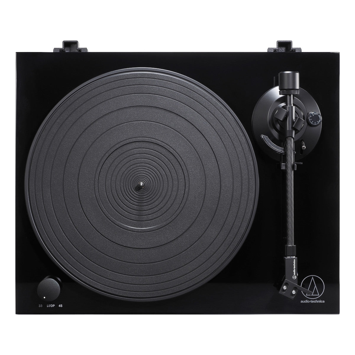 AudioTechnica AT-LPW50PB Fully Manual Belt-Drive Turntable (Piano Black)