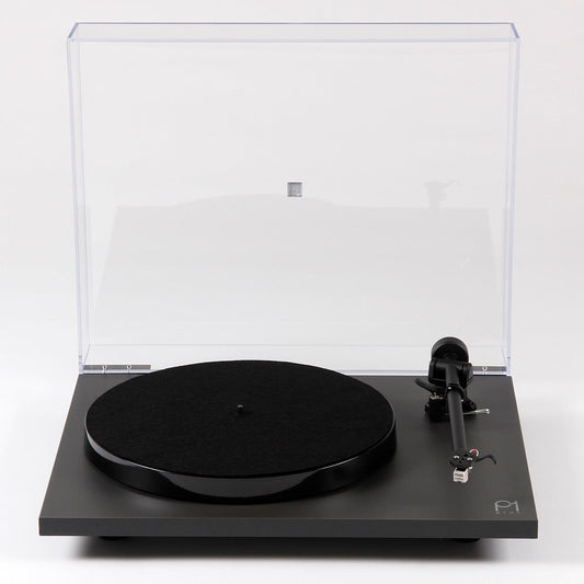 RegaPlanar 1 Plus Turntable with Premounted Carbon MM Cartridge (Matte Black)