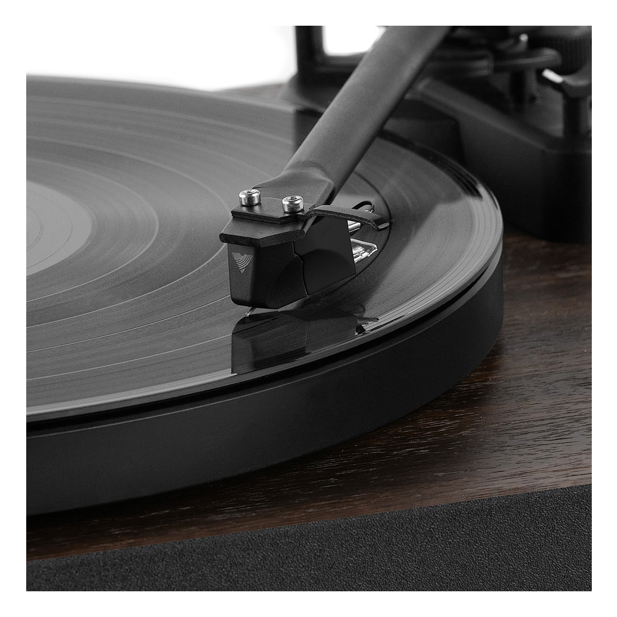 Premiere T1 Premium Turntable with Built-In Vinyl Stream Bluetooth Technology (Espresso)