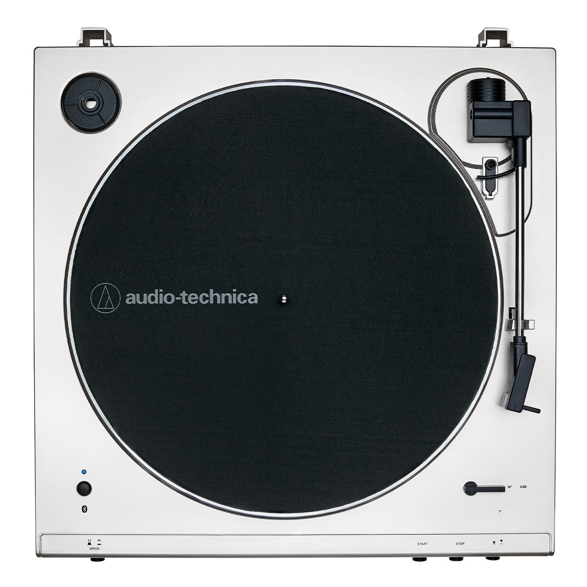 AudioTechnica AT-LP60XBT-WW Fully Automatic Belt-Drive Stereo Turntable with Bluetooth (White)