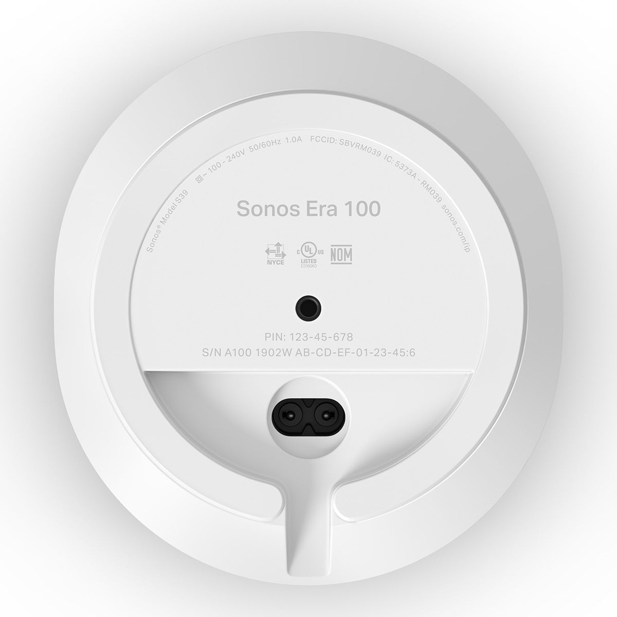 Stream Onyx Works with Sonos Wireless Turntable with Pair of Sonos Era 100 Wireless Smart Speaker (White)