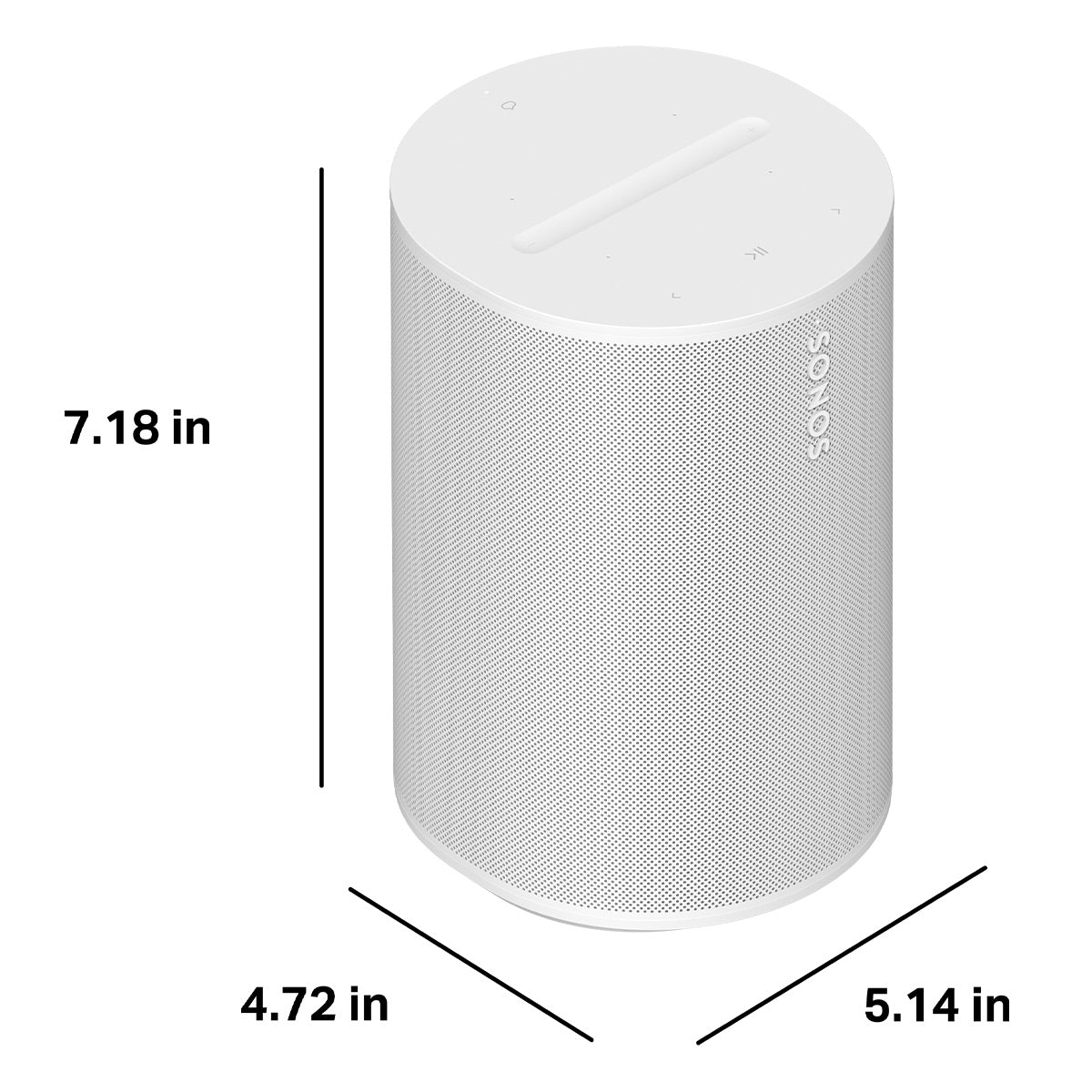 Stream Onyx Works with Sonos Wireless Turntable with Pair of Sonos Era 100 Wireless Smart Speaker (White)