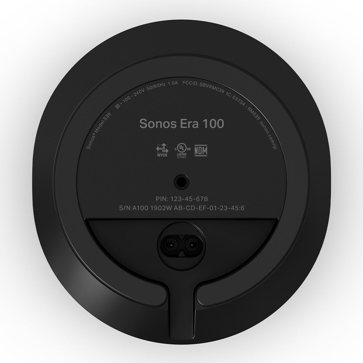 Stream Onyx Works with Sonos Wireless Turntable with Sonos Era 100 Wireless Smart Speaker (Black)