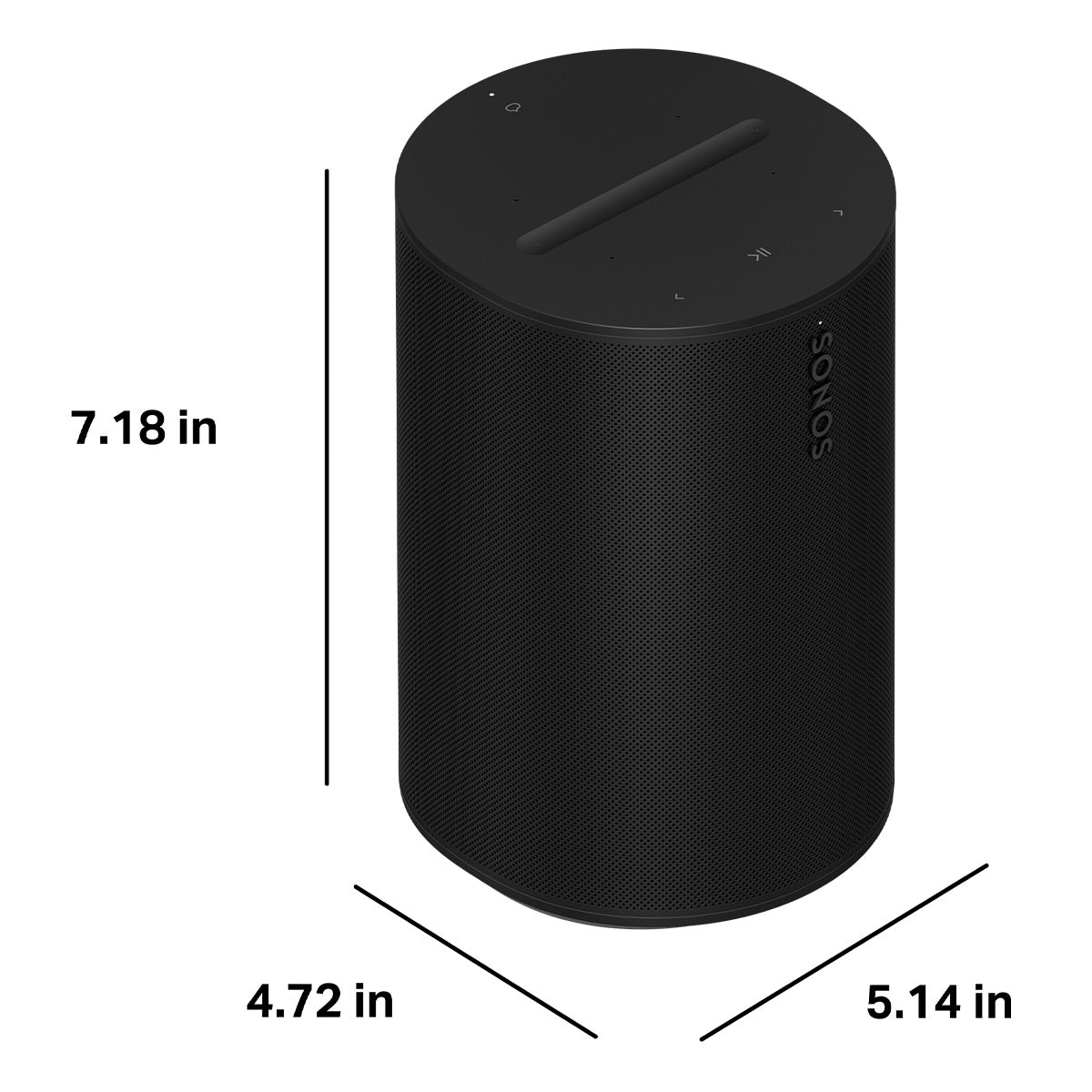 Stream Onyx Works with Sonos Wireless Turntable with Sonos Era 100 Wireless Smart Speaker (Black)