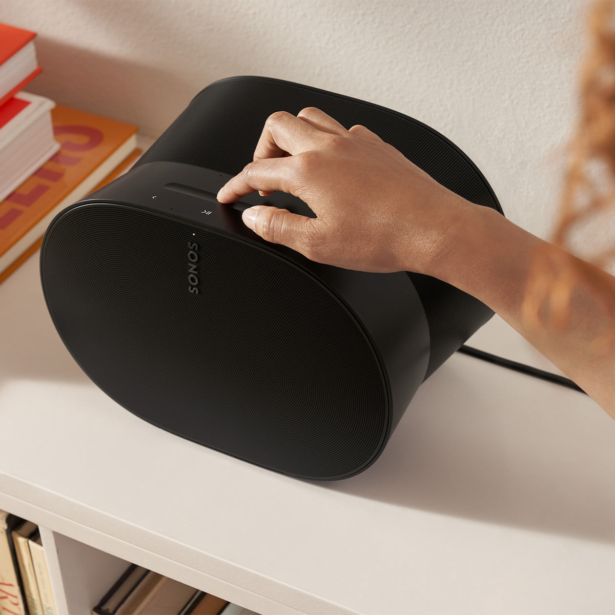 Stream Onyx Works with Sonos Wireless Turntable with 2-Speeds with Sonos Era 300 Wireless Smart Speaker (Black)