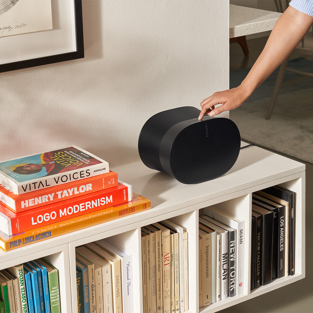 Stream Onyx Works with Sonos Wireless Turntable with Pair of Sonos Era 300 Wireless Smart Speaker (Black)
