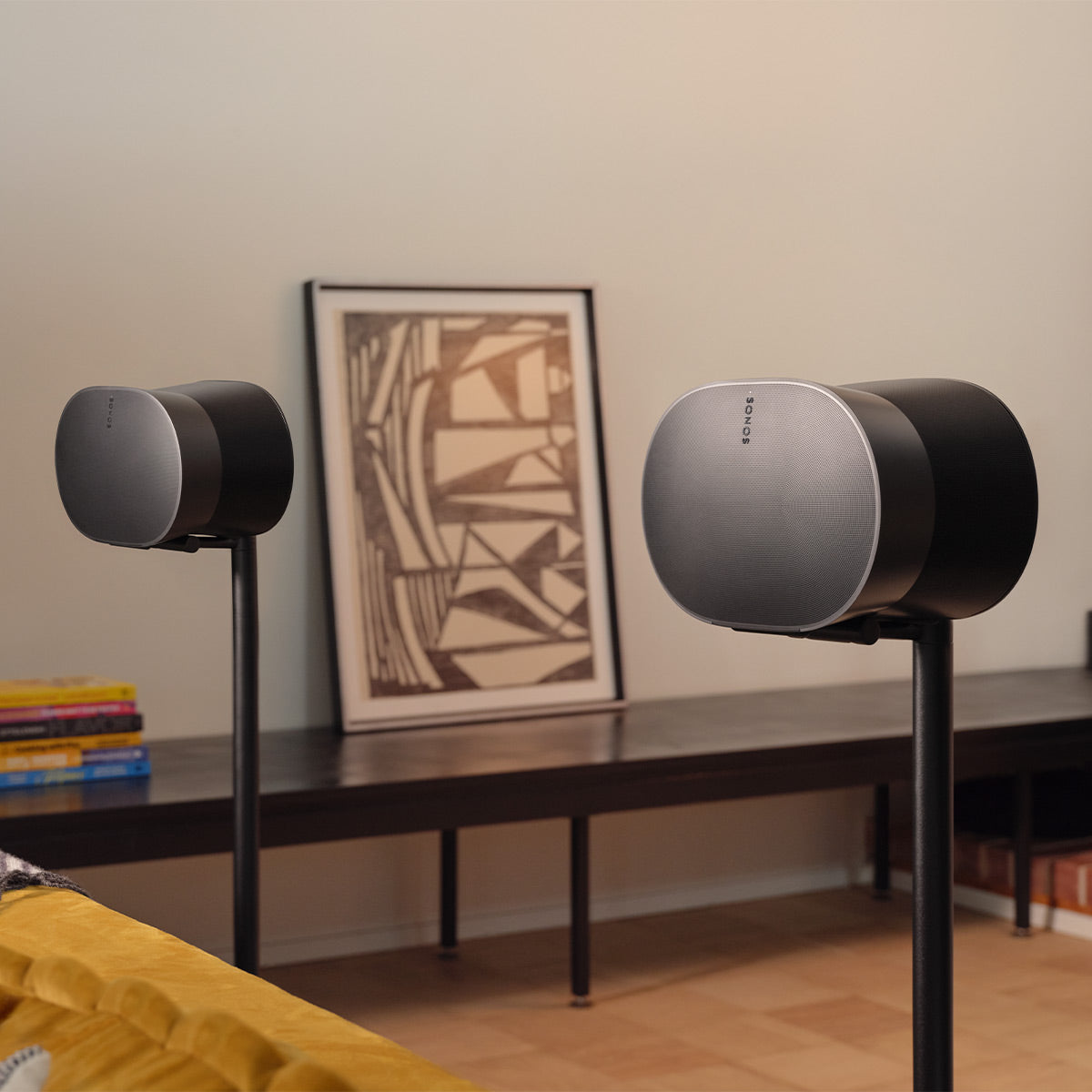 Stream Onyx Works with Sonos Wireless Turntable with Pair of Sonos Era 300 Wireless Smart Speaker (Black)