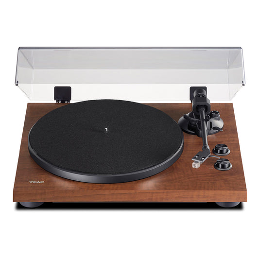 TEACTN-280BT-A3 Belt-Drive Wireless Turntable with Bluetooth, Built-In Phono Amp, and Pre-Installed Audio-Technica MM Cartridge (Walnut)