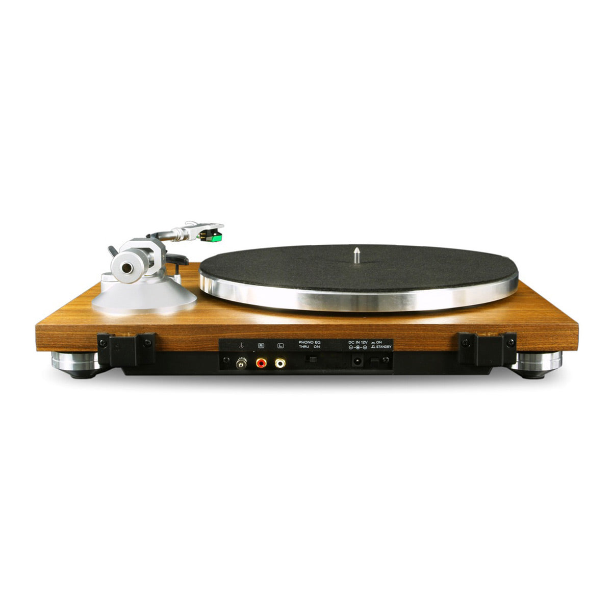 TEACTN-400BT-X Belt-Drive Turntable with Bluetooth, Built-In Phono Amp, Anti-Skate, and Pre-Installed Audio-Technica MM Cartridge (Walnut)
