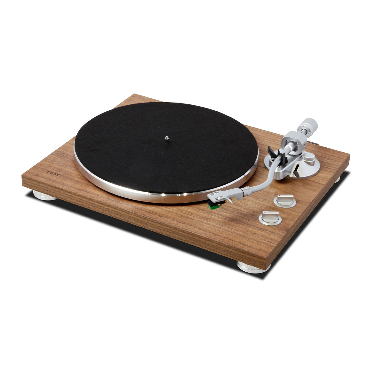 TEACTN-400BT-X Belt-Drive Turntable with Bluetooth, Built-In Phono Amp, Anti-Skate, and Pre-Installed Audio-Technica MM Cartridge (Walnut)