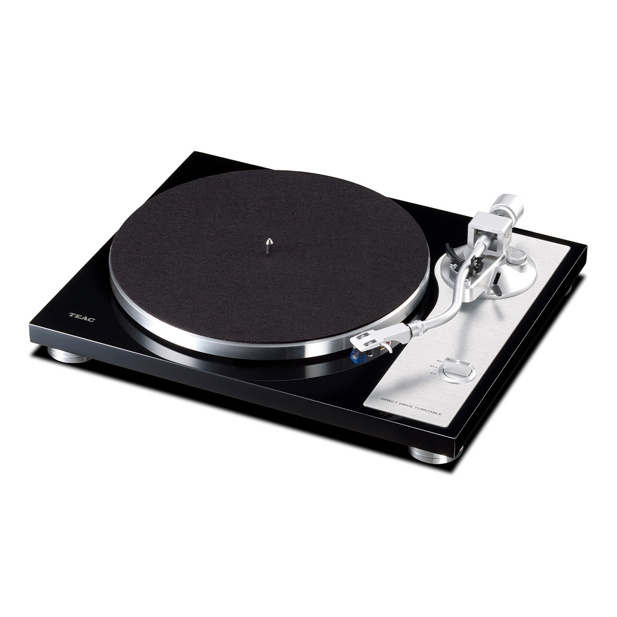 TEACTN-4D-SE Direct-Drive Turntable with SAEC Tonearm, Built-In Phono Amp, Anti-Skate, and Pre-Installed Sumiko MM Cartridge (Black)