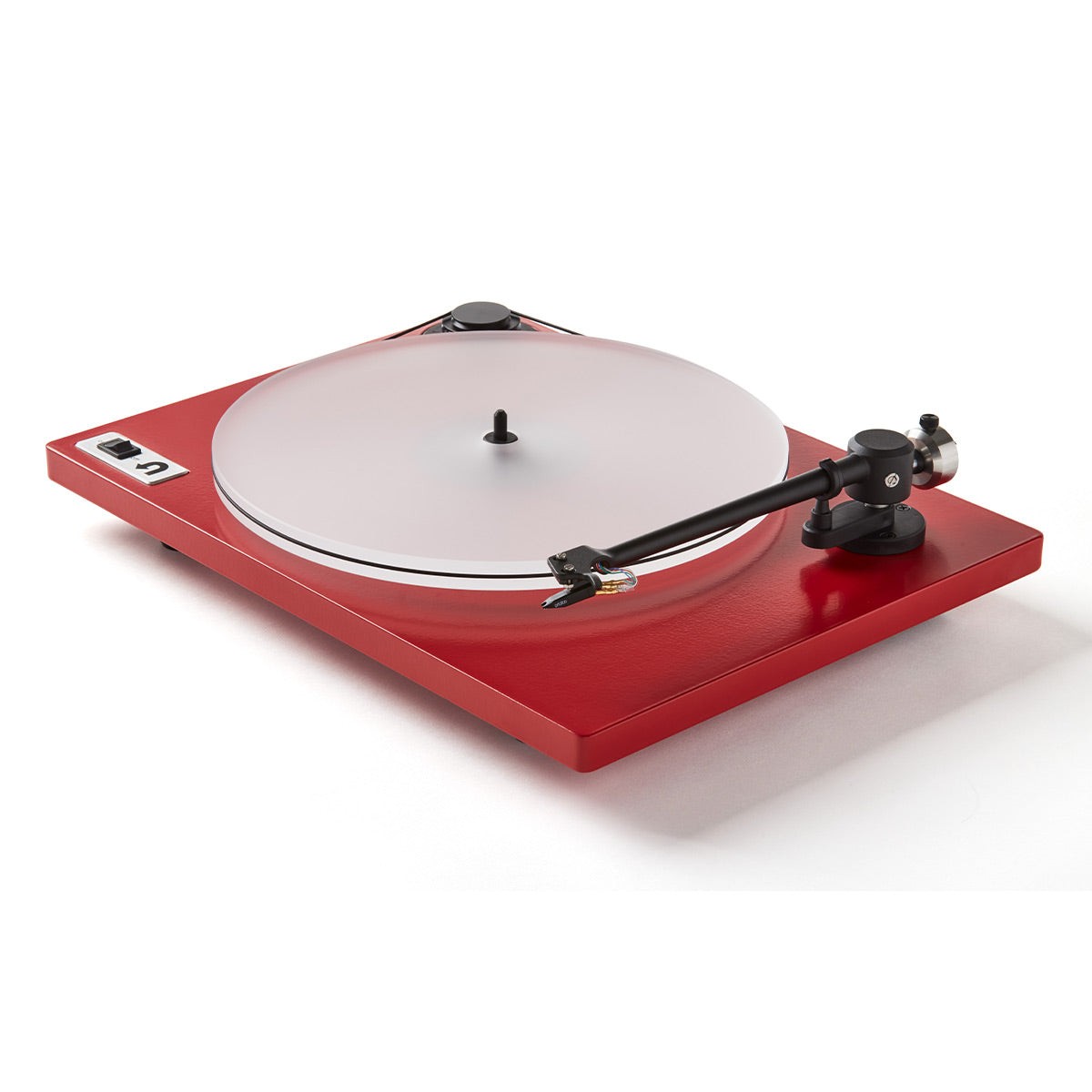 UTurn Audio Orbit 2 Plus Turntable with Built-in Preamp and Ortofon OM 5E Cartridge (Red)