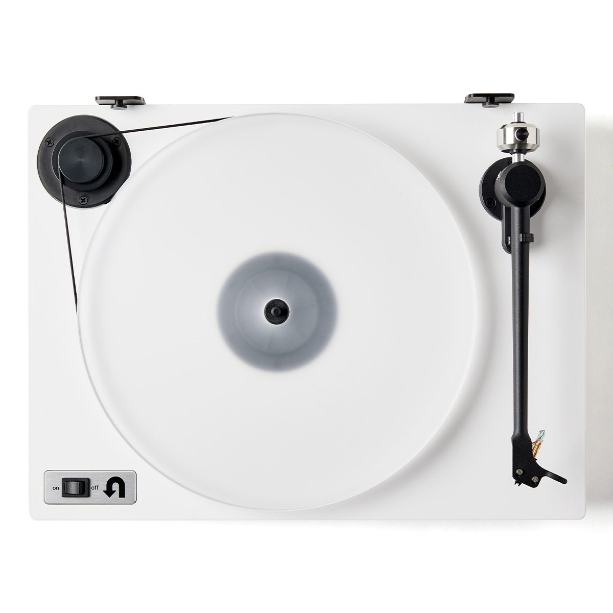 UTurn Audio Orbit 2 Plus Turntable with Built-in Preamp and Ortofon OM 5E Cartridge (White)
