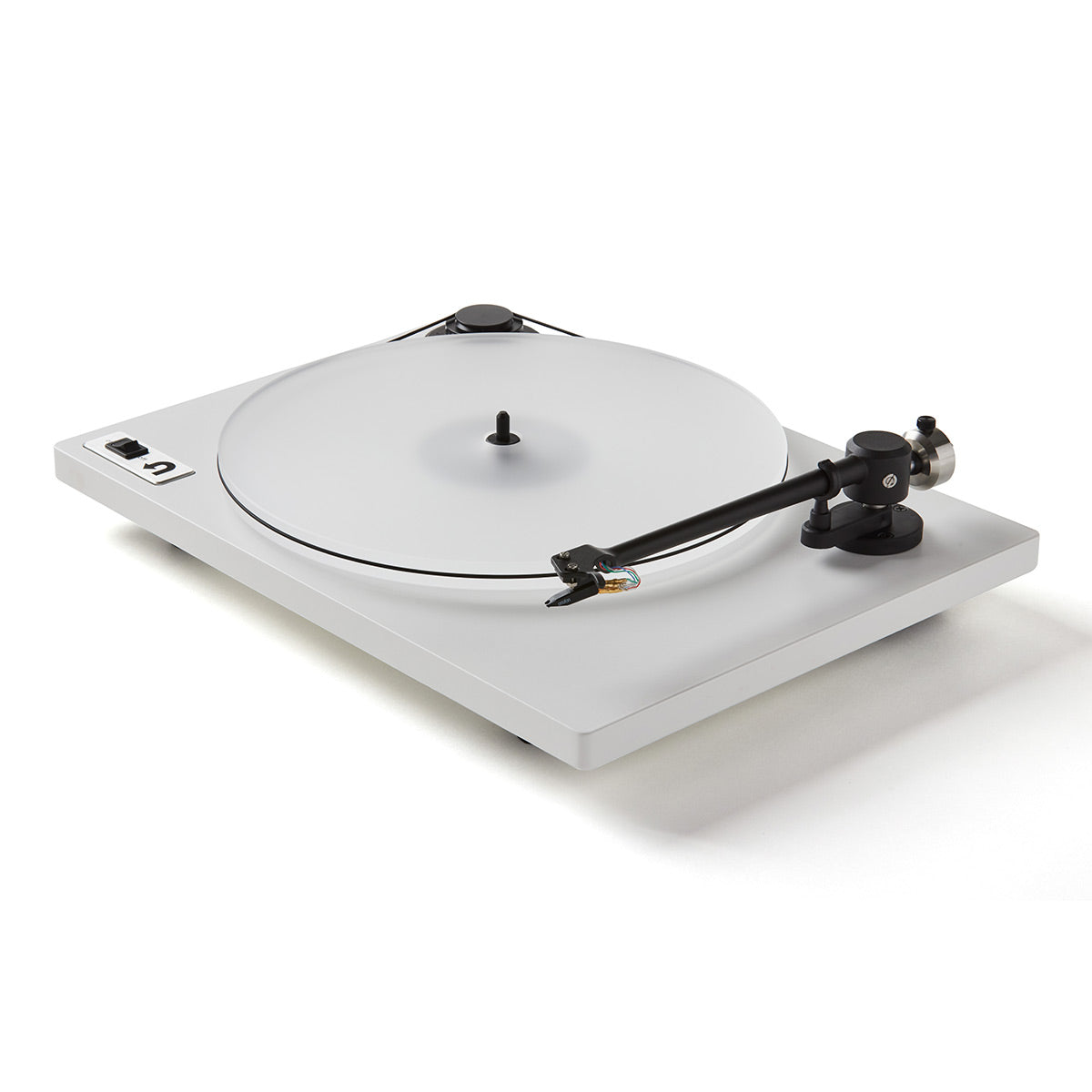 UTurn Audio Orbit 2 Plus Turntable with Built-in Preamp and Ortofon OM 5E Cartridge (White)