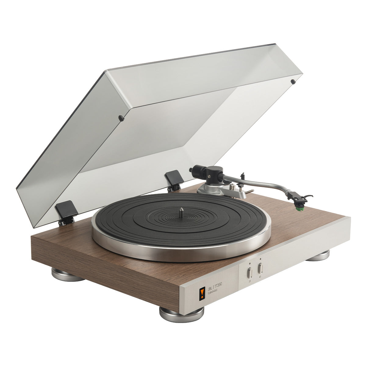 JBLTT350 Classic Direct Drive Turntable with Pre-Installed Audio Technica Cartridge