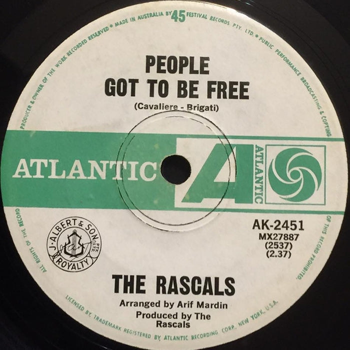 The Rascals – People Got To Be Free (E/Generic)
