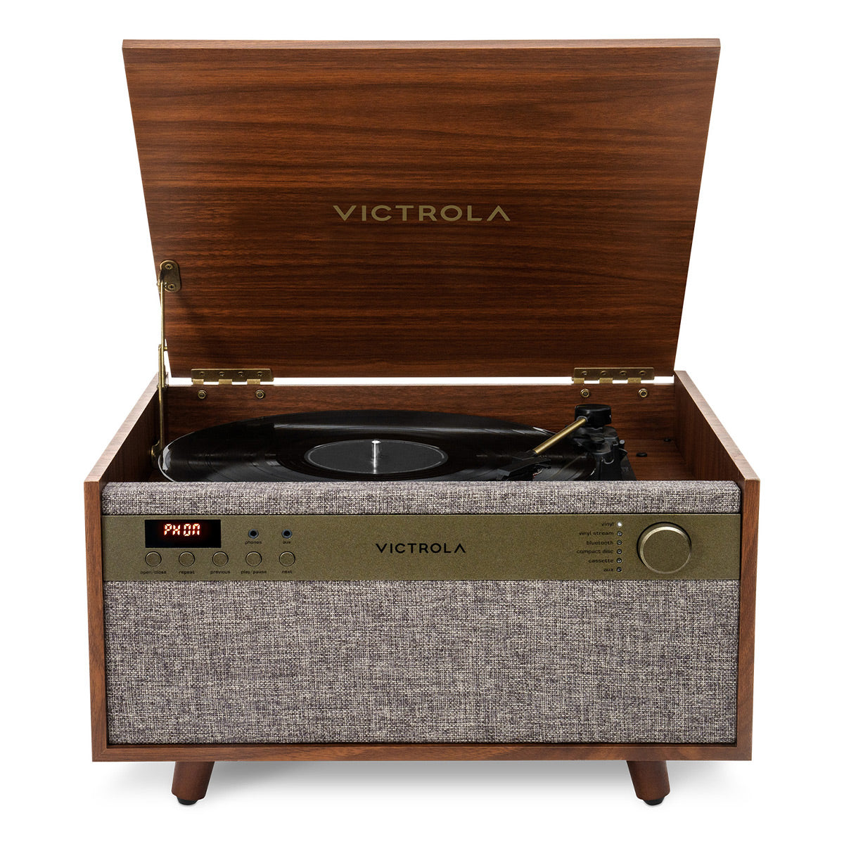 Victrola Century 6-in-1 Music Center (Walnut)