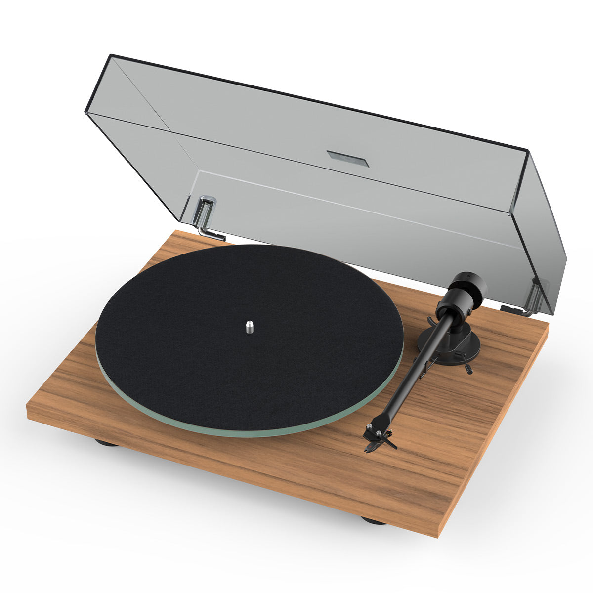 ProJect T1 Evo Phono Turntable with Built-In Preamp (Walnut)