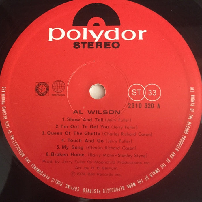 Al Wilson – Show And Tell (VG/VG+)