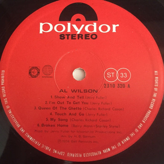 Al Wilson – Show And Tell (VG/VG+)