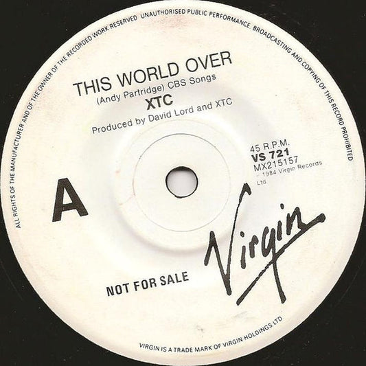 XTC – This World Over (VG+/VG+)