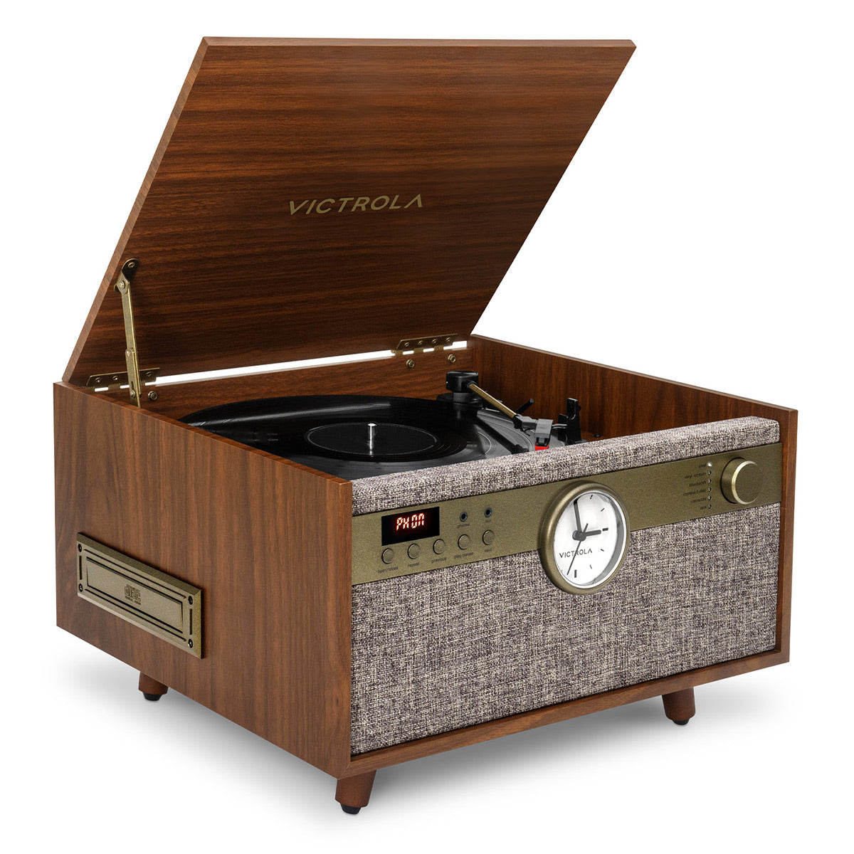 Victrola Century Signature+ 6-in-1 Music Center (Walnut)