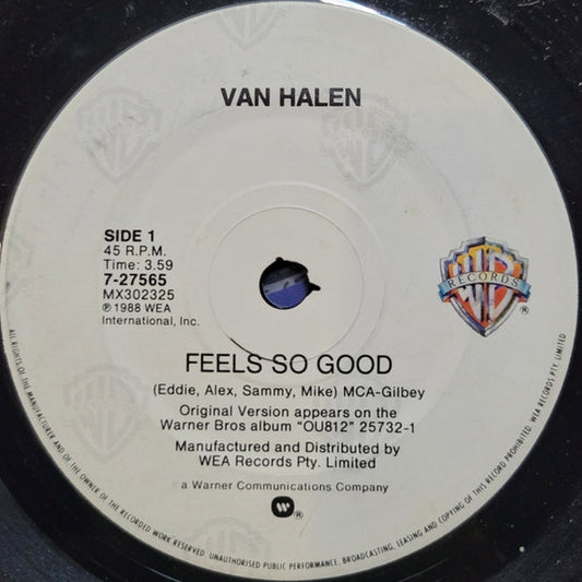 Van Halen – Feels So Good (VG+/Generic)