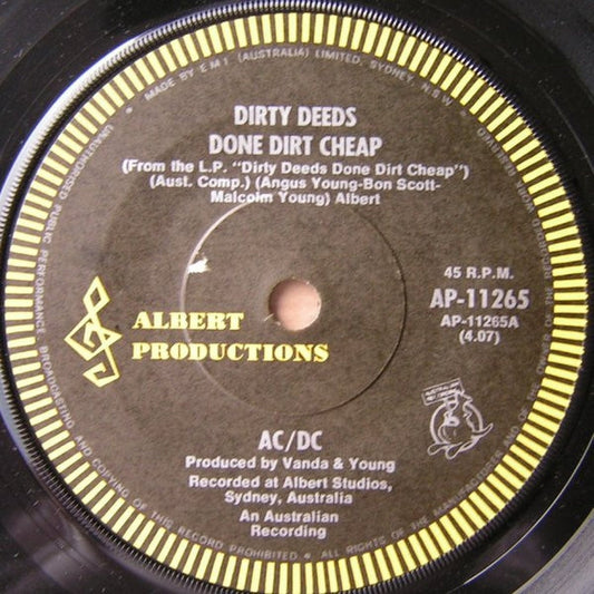 AC/DC – Dirty Deeds Done Dirt Cheap (E/Generic)
