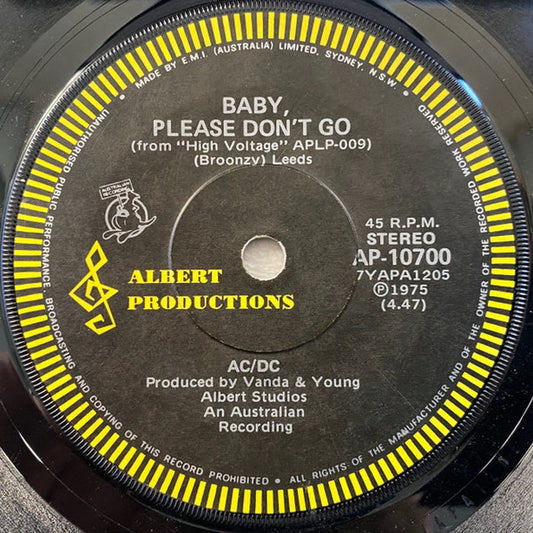 AC/DC – Baby, Please Don't Go (E/Generic)