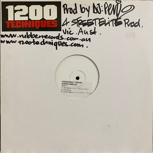 1200 Techniques – Consistency Theory Album Sampler (VG+/Generic)