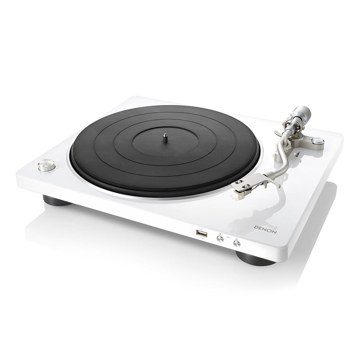 DenonDP450USB Turntable White