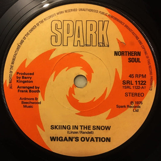 Wigan's Ovation – Skiing In The Snow (VG+/Generic)