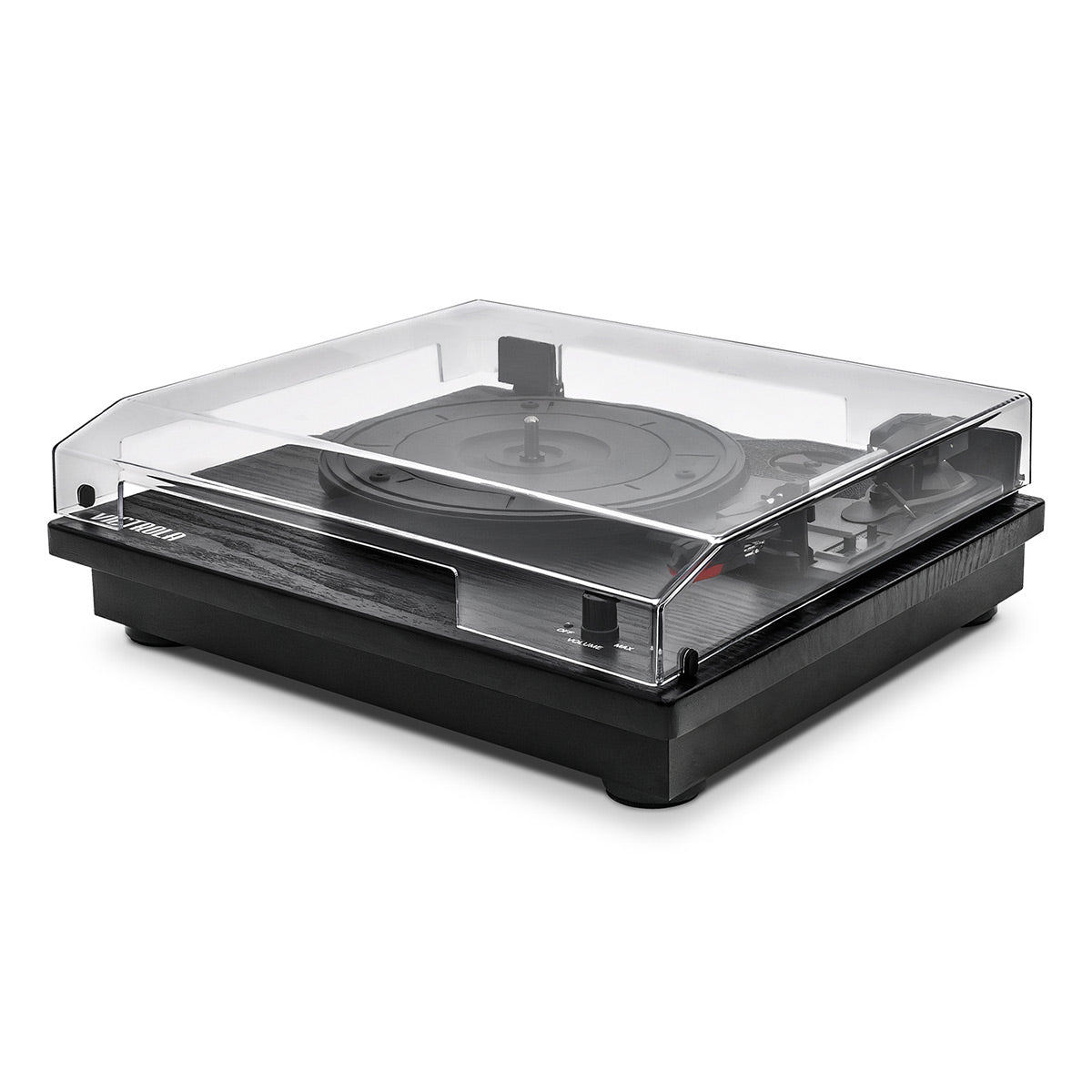 Montauk Bluetooth Turntable System with Bookshelf Speakers (Black)