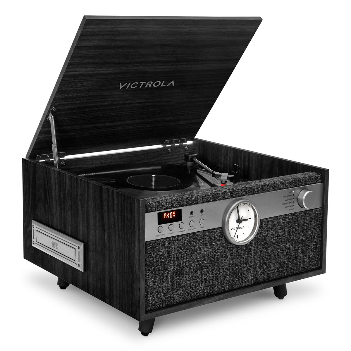 Victrola Century Signature+ 6-in-1 Music Center (Black)