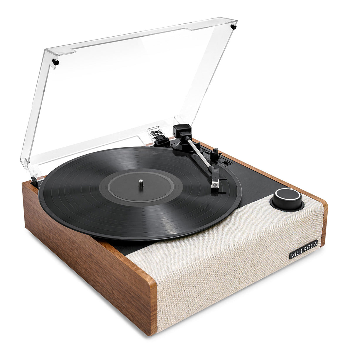Eastwood II Bluetooth Turntable with Built-In Speakers (Oak)