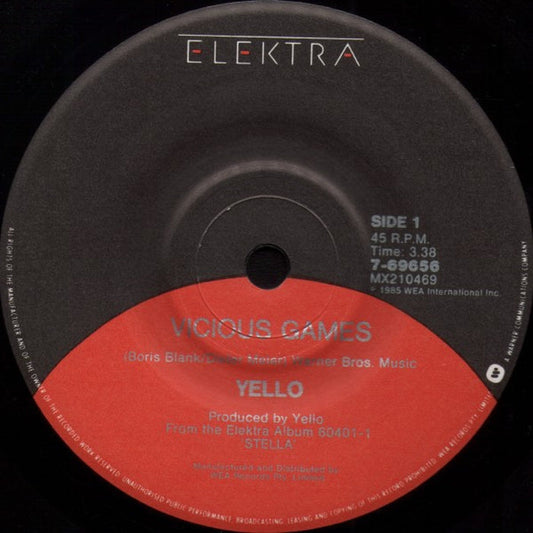 Yello – Vicious Games (VG+/Generic)