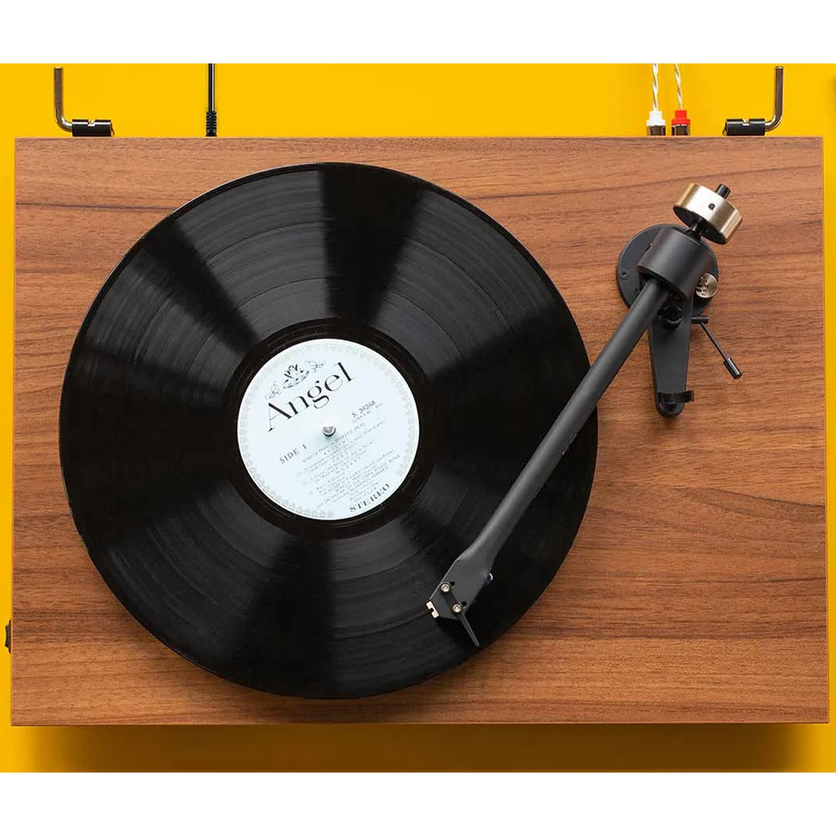 ProJect T2 Turntable with Sumiko Rainier MM Cartridge (Satin Walnut)