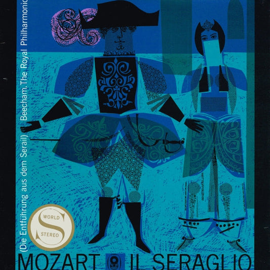 Wolfgang Amadeus Mozart, Sir Thomas Beecham, Royal Philharmonic Orchestra – Il Seraglio (Die Entführung Aus Dem Serail) (2xLP) (E/VG+)