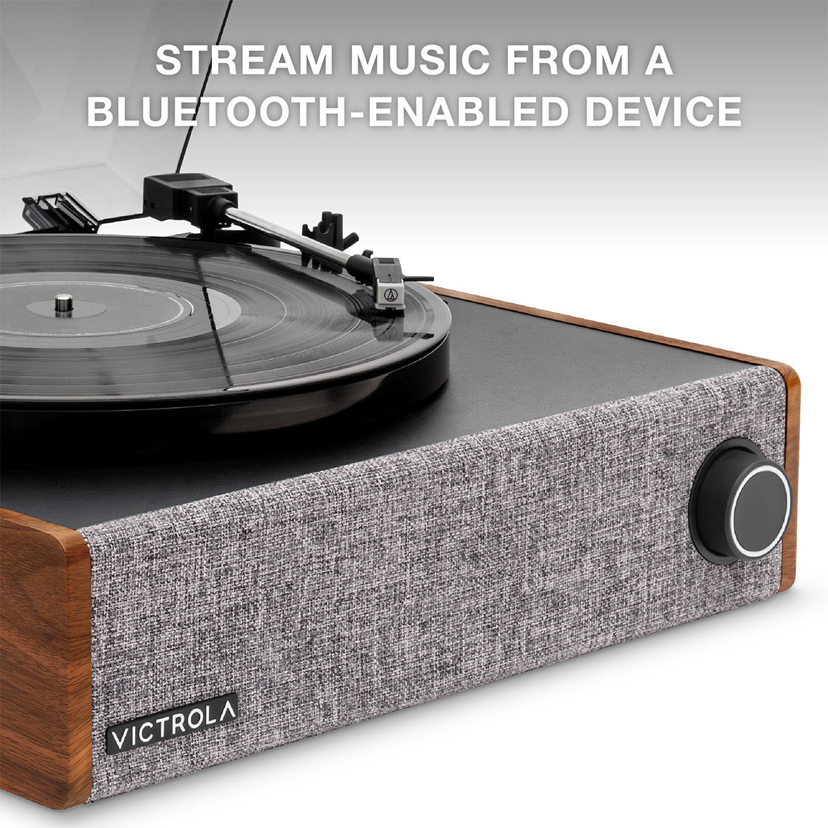 Eastwood LP Stereo Record Player with Bluetooth (Walnut)