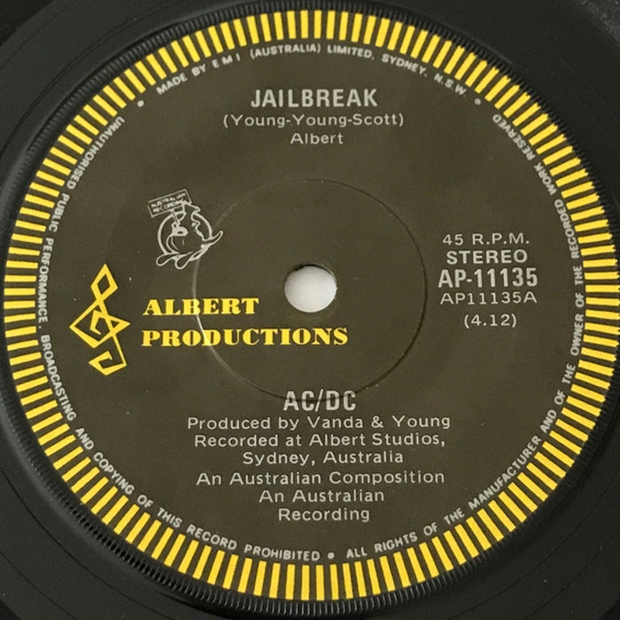 AC/DC – Jailbreak (VG+/Generic)