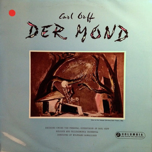 Carl Orff, Philharmonia Orchestra, Wolfgang Sawallisch – Der Mond (2xLP) (VG+/VG+)